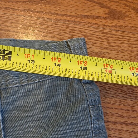 Women's Y2K J CREW Cargo Comfort Shorts Military Green Khaki Size 30 Summer Hike - Picture 10 of 13